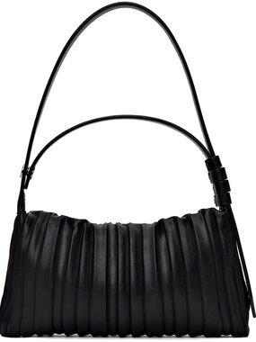 Simon Miller Pleated Shoulder Bag Black